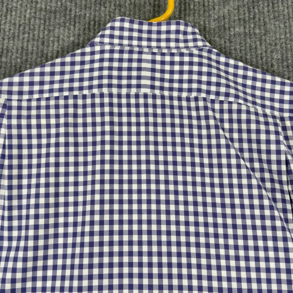 Polo Ralph Lauren Shirt Mens Large Purple Check Button‎ Down Long Sleeve Casual